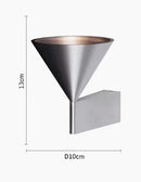 Axyaa Conical Geometric Wall Lamp: High-end Minimalist Design for Bedroom, Aisle; New Designer Style