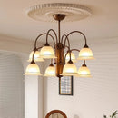 Axyaa Nordic Glass Art LED Chandelier for Home Decor Lighting