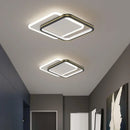 Axyaa Crystal Ceiling Lamp: Nordic Minimalist LED Lighting for Living Room, Bedroom & Hallway