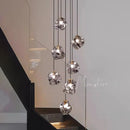 Axyaa LED Pendant Chandelier for Modern Home Decor & Indoor Lighting