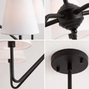 Axyaa Industrial Style Chandelier Ceiling Light for Living Room, Bedroom, and Restaurant.