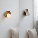 Axyaa Round Ball Glass Wall Sconces for Modern Home Décor