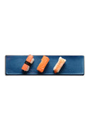 Axyaa Ceramic Sushi Sashimi Plate - Elegant Long Dessert Serving Platter