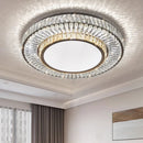 Axyaa Crystal Gold Ceiling Lamp Dimmable Remote Control Luxury Lighting