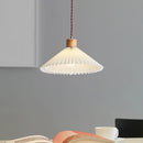 Nordic Pleated Pendant Lights with E27 Base for Dining Room by Axyaa