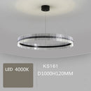 Axyaa Acrylic LED Pendant Lamp for Model Room, Study, and Restaurant.