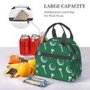 Axyaa Insulated Golf Lunch Box Tote Bag for School Work Travel Picnic