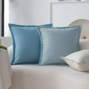 Axyaa Summer Plain Cushion Cover Ultra Soft Pillowcase for Cozy Home Decor