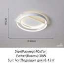 Axyaa LED Ceiling Light Modern Round Living Dining Kitchen Chandelier