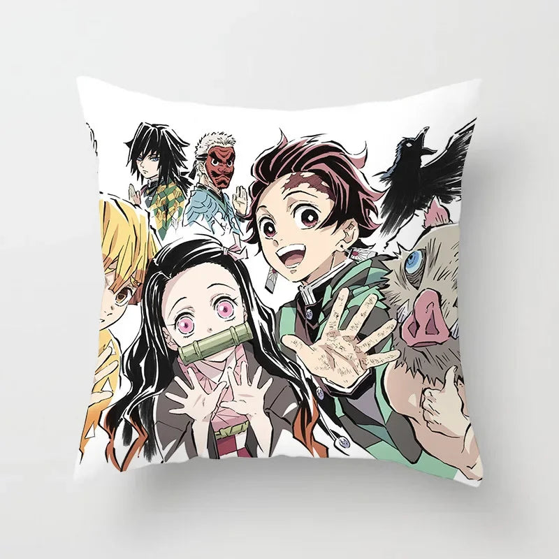 Demon Slayer Kimetsu no Yaiba Pillowcase for Kids Bedroom Decor by Axyaa