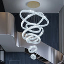 Axyaa Crystal Chandeliers: Staircase, Living Room, Indoor Lighting Fixtures