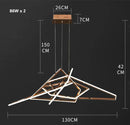 Axyaa Modern Luxury Foyer LED Pendant Lights Villa Dining Room Hanging Lamp