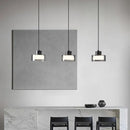 Axyaa Glass LED Chandelier Pendant Light for Home Decor