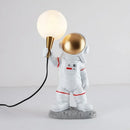 Axyaa Astronaut Moon Explorer Wall Lamp Resin 3D Printing Space Theme Sconce