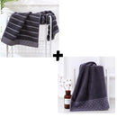Axyaa 100% Cotton Hand Face Towels Set: White Brown Grey Blue Mixed Color Hotel Home Bath Towel Washcloth Set