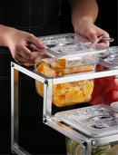 Axya Acrylic GN Pans Food Containers Set with Rack