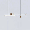 Axyaa Modern Luxury Chandelier: Creative Straight Strip Lights for Bar Table Spotlight