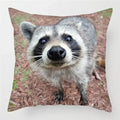 Axyaa Raccoon Wildlife Print Pillowcase for Home Bed Chair Decor