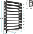 Axyaa Shoe Rack: Metal Footwear Organizer for Amazing Space Saving