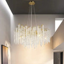 Axyaa Gold Crystal Branch Chandelier for Bedroom/ Living Room/ Dining Room