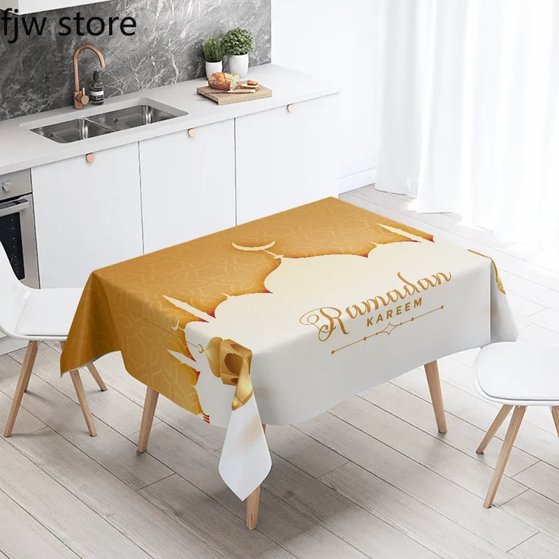 Axyaa Ramadan Kareem Mosque Theme Tablecloth