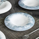 Axyaa Circular Ceramic Plate Set for Molecular Cuisine and Restaurant Tableware