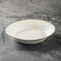 Axyaa Stone Pattern Ceramic Salad Plate for Molecular Cuisine and Fine Dining