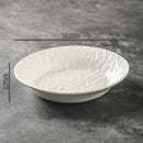 Axyaa Stone Pattern Ceramic Salad Plate for Molecular Cuisine and Fine Dining
