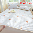 Axyaa Ice Silk Mat Cool Mattress Cover 3-Piece Set