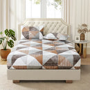 Axyaa Printed Mattress 3-Piece Set - Four-Season Protective Cover