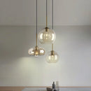 Axyaa Nordic Glass Pendant Lights | Dining Kitchen Bar Chandelier Fixture