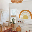 Sunshine Boho Nursery Wall Decal Stickers by Axyaa - Self-Adhesive Vinyl Home Decor