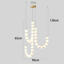 Axyaa LED Pendant Chandeliers Staircase Lighting for Modern Living Room Decor