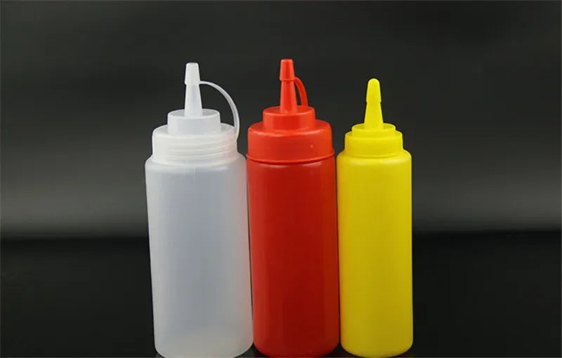 Axya Sauce Bottle Squeeze Chocolate Ketchup Vinegar Seasoning Olive Oil Storage Jar