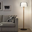 Axyaa Glass Floor Lamp | Modern LED Desk Light for Living Room & Bedroom