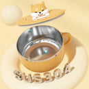Axyaa Stainless Steel Ramen Bowl Soup Lunch Box with Lid for Home School Office