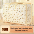 Axyaa Dust-Proof Quilt Storage Bag with Zipper & Handle, Large Capacity & Foldable