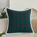 Axyaa Christmas Pillowcase Set in Red and Green for Home Decor