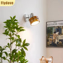 Axyaa Antique Solid Wood Wall Lamp for Living Room, Bedroom, or Hotel Background Wall