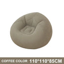 Axyaa Inflatable Sofa Chair: Comfortable PVC Lounger Seat for Living Room