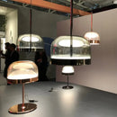 Modern Rose Gold LED Floor Table Lamp by Axyaa - Stylish Lighting for Home and Dining Areas