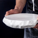 Axya Matte Irregular Ceramic Dinner Plate Set