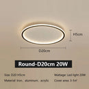 Axyaa Nordic Ultra-thin Remote Control LED Ceiling Chandelier