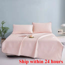 Axyaa Summer Ice Silk Jacquard Bed Sheet Set