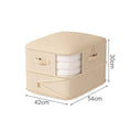 Axyaa Vacuum Storage Bags: Large Capacity, Transparent, Dustproof, Multifunctional Clothing Storage Bag
