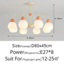 Axyaa Cream Girlish Heart LED Ceiling Pendant Lamp for Bedroom, Living Room, Dining Room