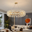 Axyaa Dandelion Crystal Chandelier: Modern Glass Nordic Light
