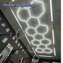 Axyaa Hexagon LED Ceiling Light for Garage Barbershop Hair Salon