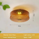 Axyaa Antique Glass Ceiling Light for Retro Corridor Hallway Foyer & Balcony