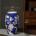 Yellow Qinghua Porcelain Vase: Chinese Style Flower Vase by Axyaa